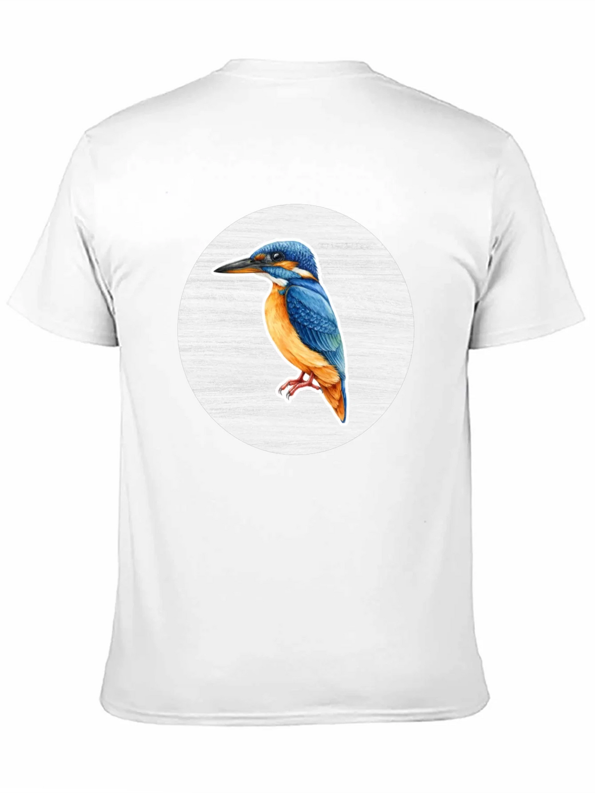 Kingfisher Bird Graphic Tee - Unisex Black T-Shirt product image 9