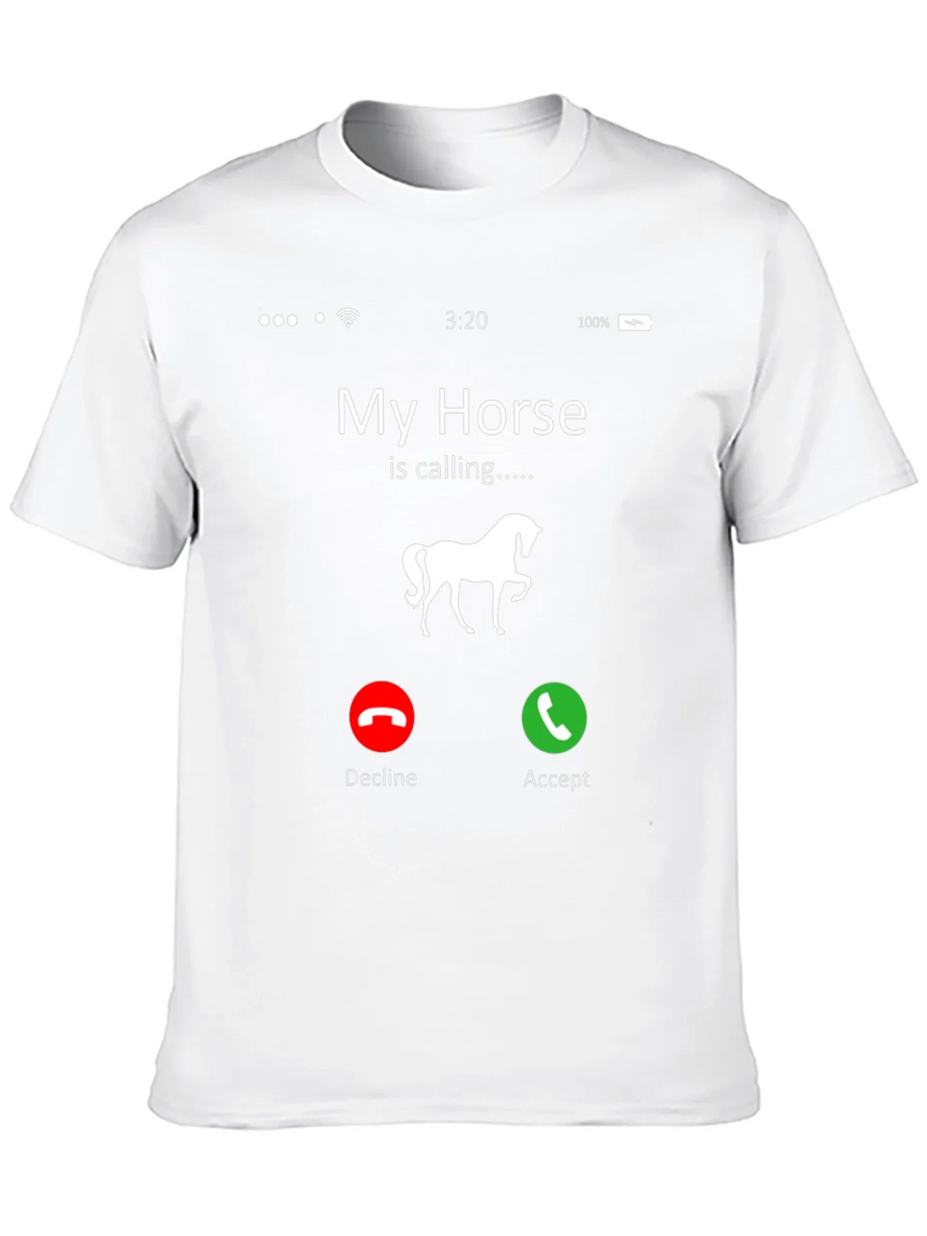 My Horse Is Calling Black Graphic Tee product image 9