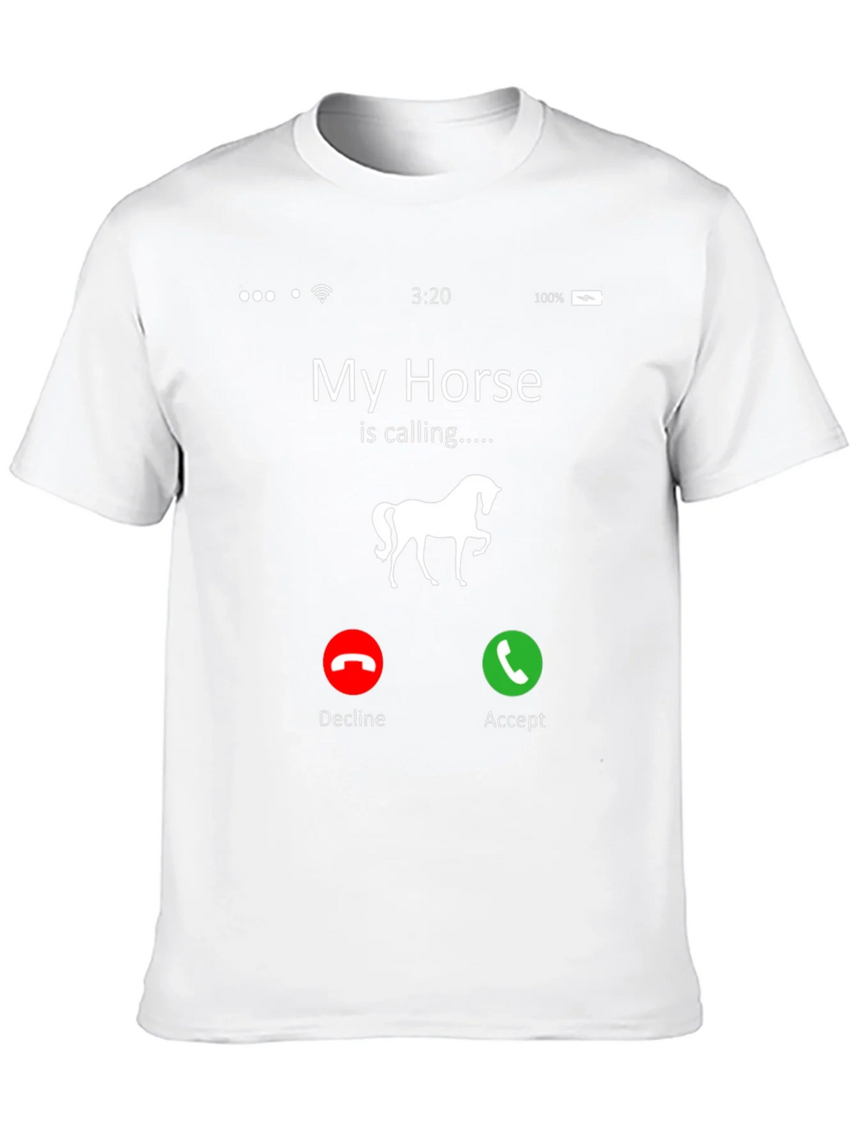 My Horse Is Calling Black Graphic Tee product image 9