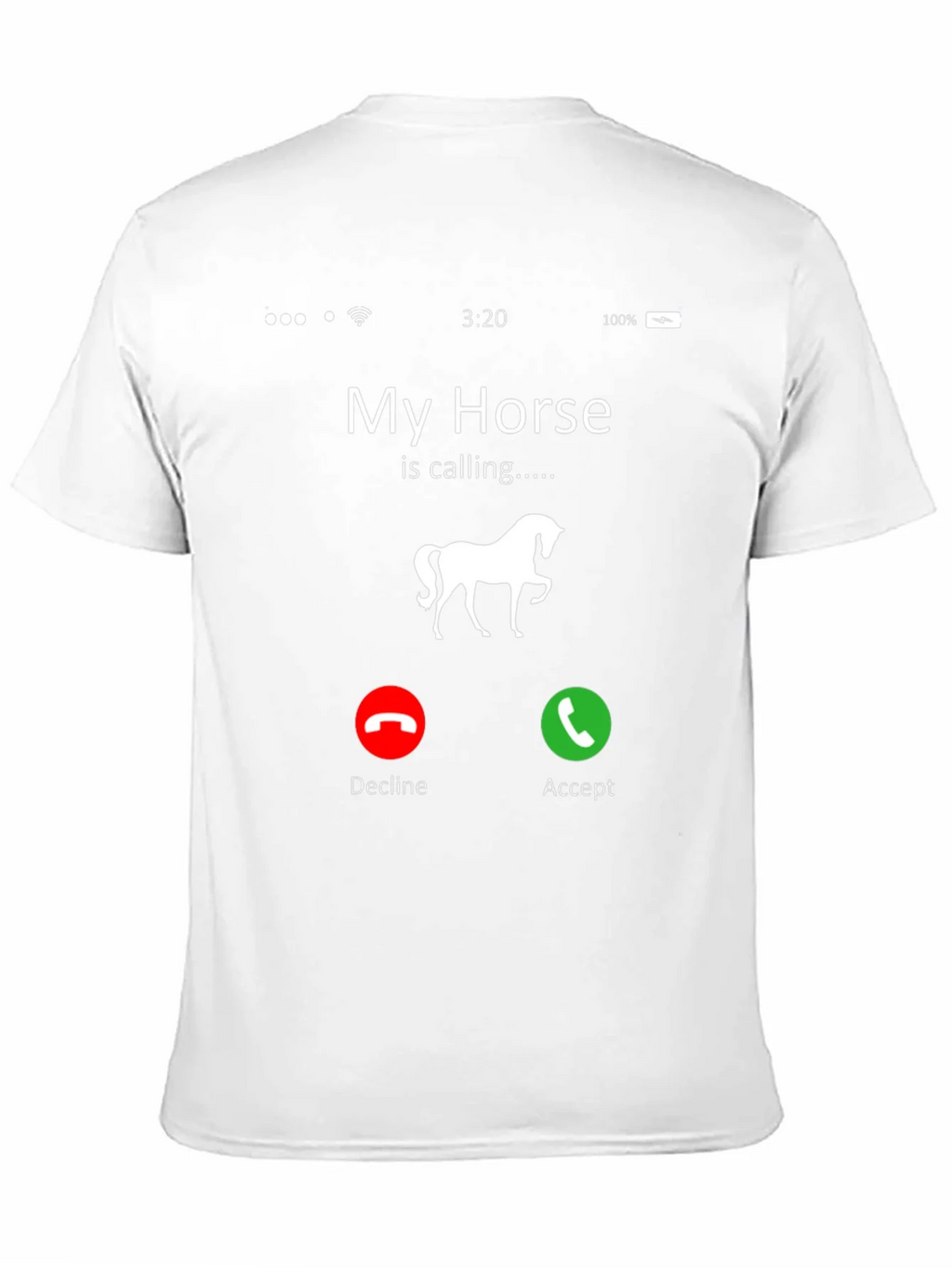My Horse Is Calling Black Graphic Tee product image 10