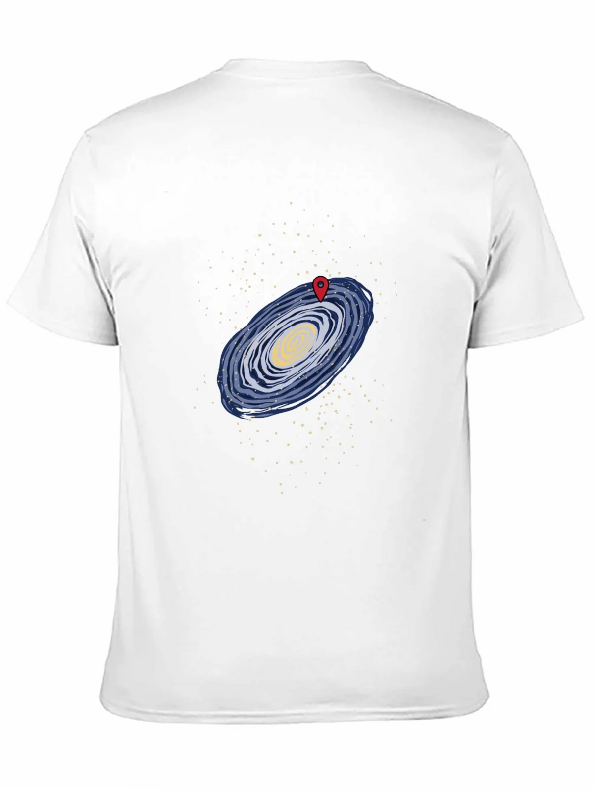 Galaxy Map T-Shirt - Black Graphic Tee product image 10