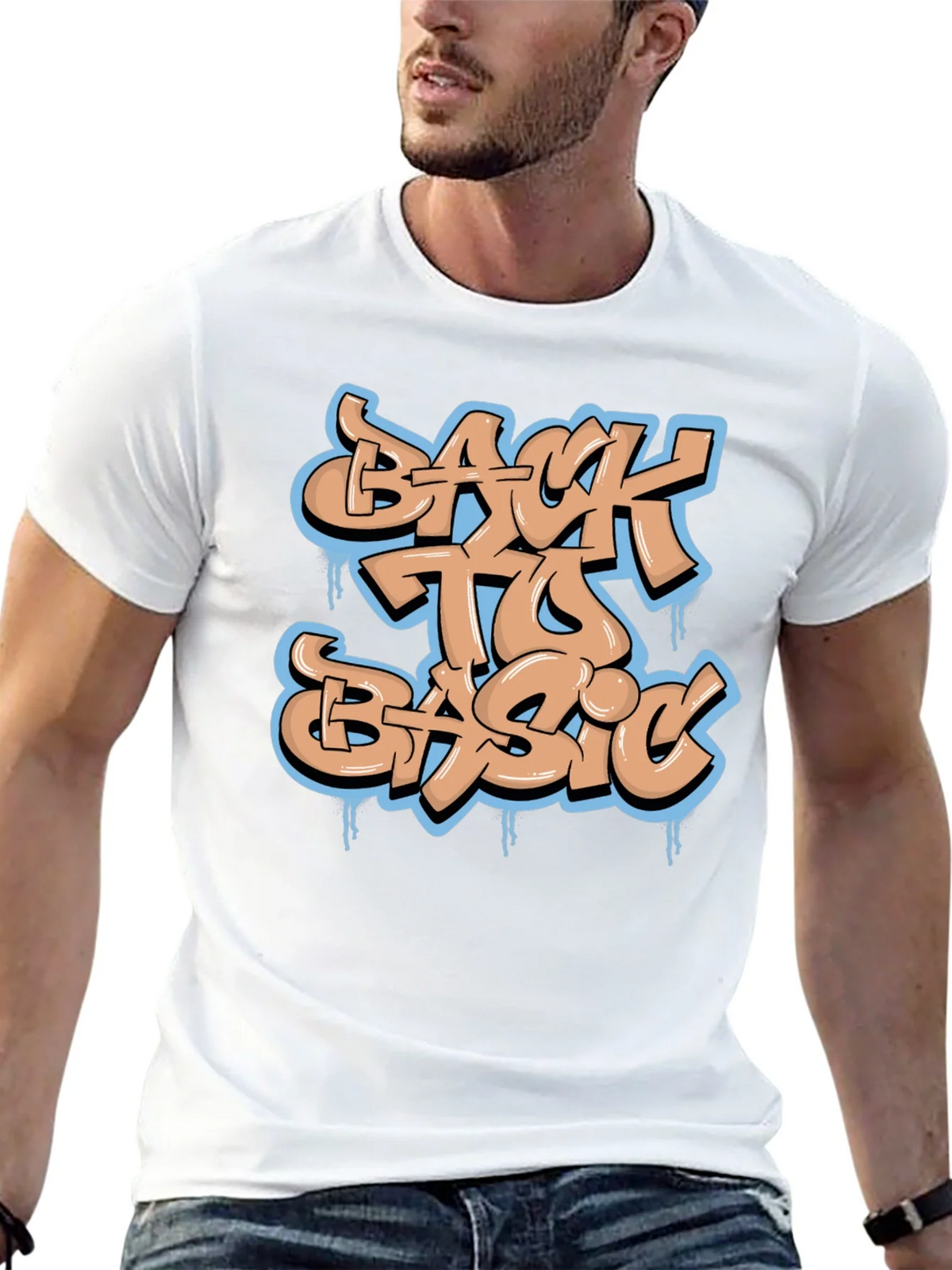 Back to Basic Graphic Tee - Cool Urban Design product image 10