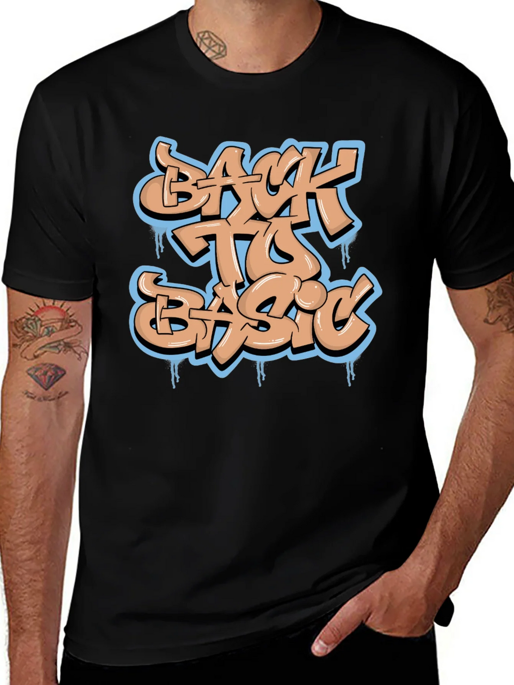 Back to Basic Graphic Tee - Cool Urban Design product image 1