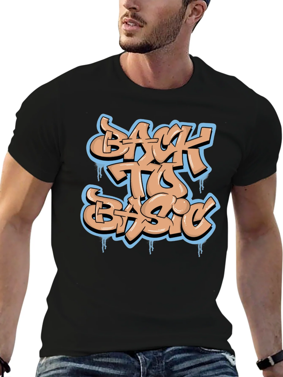 Back to Basic Graphic Tee - Cool Urban Design product image 6