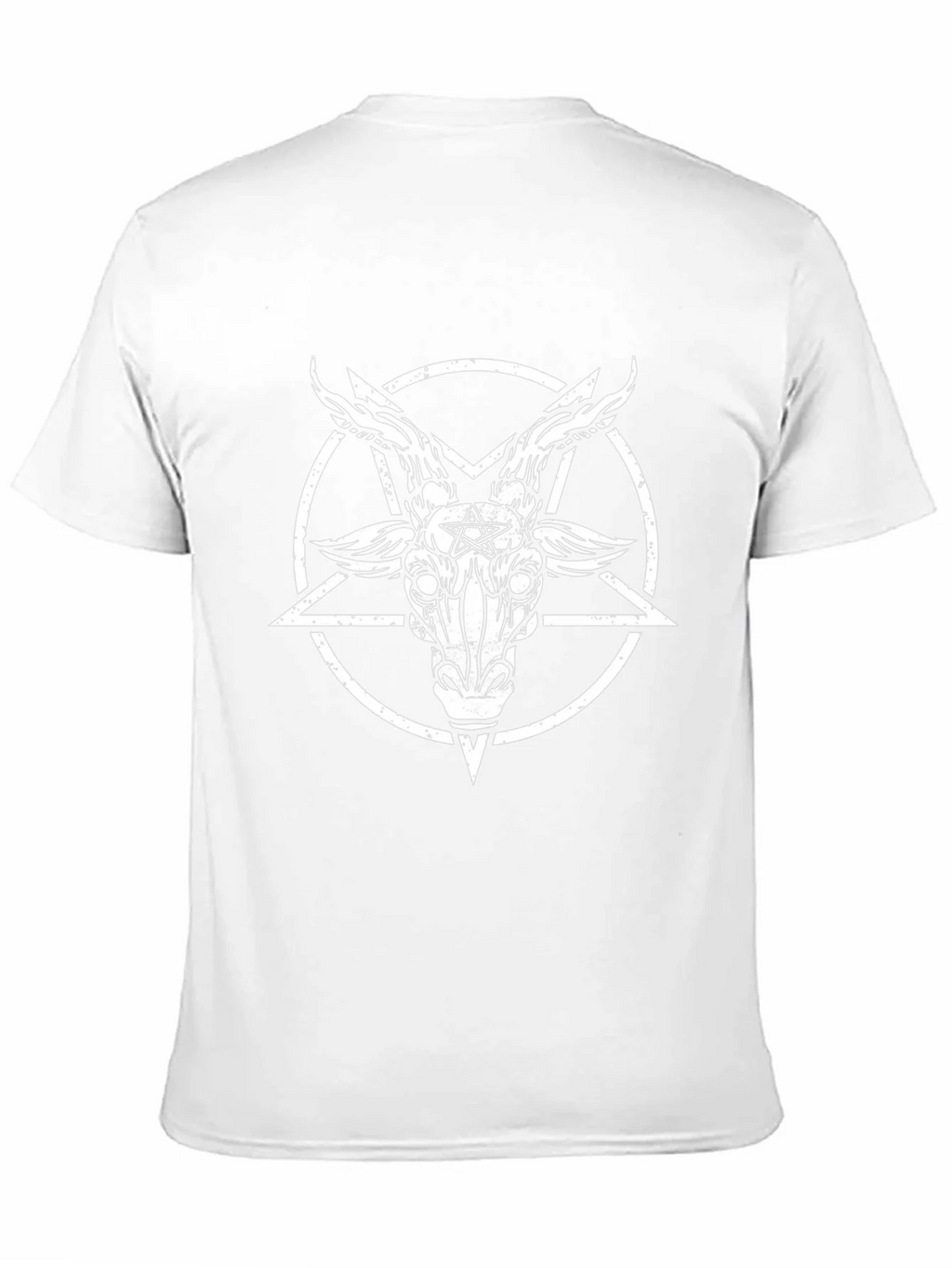 Baphomet Pentagram T-Shirt - Black Graphic Tee product image 10
