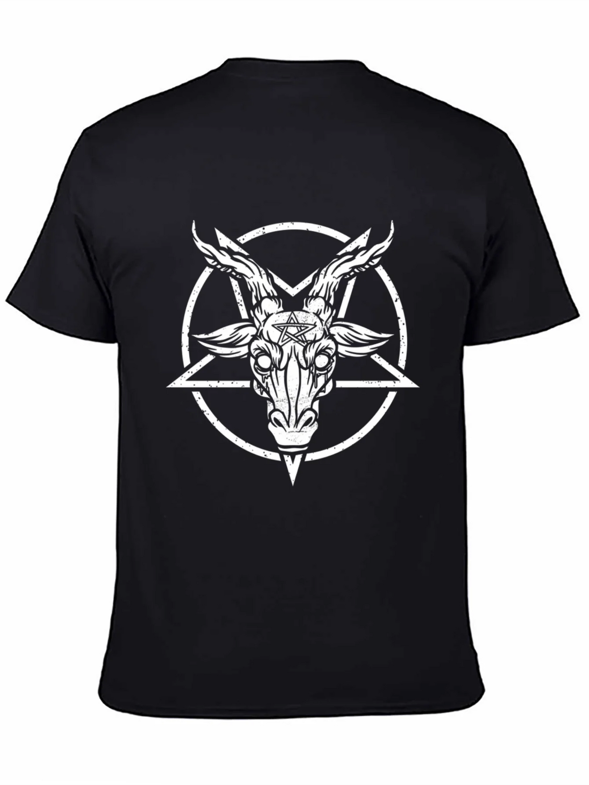 Baphomet Pentagram T-Shirt - Black Graphic Tee product image 4