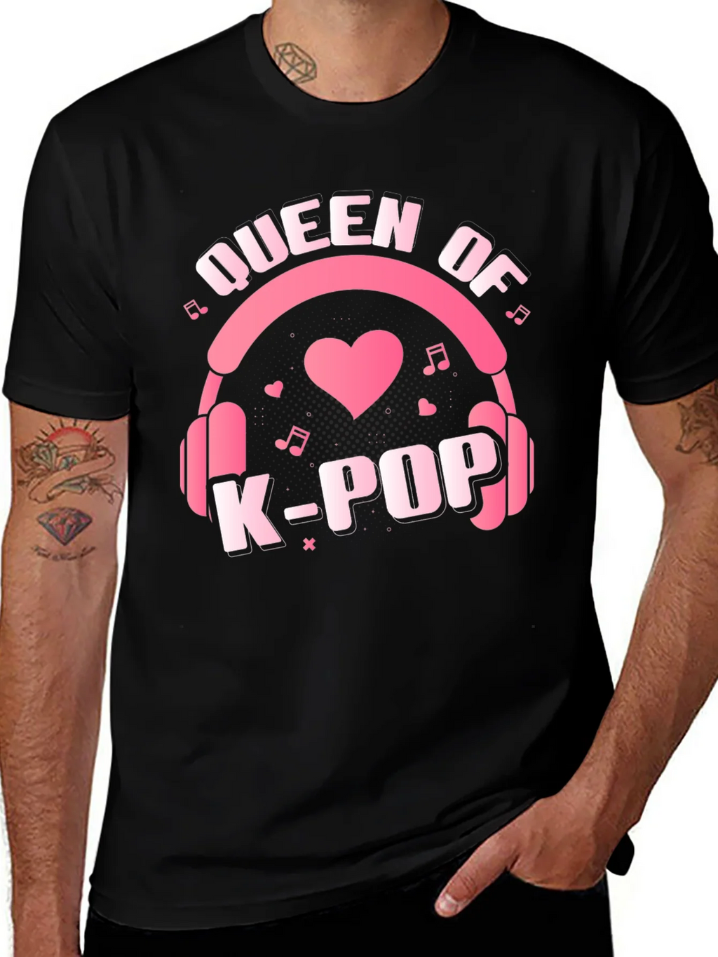 Queen of K-Pop Graphic Tee - Black product image 1