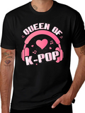 Queen of K-Pop Graphic Tee - Black product image 1