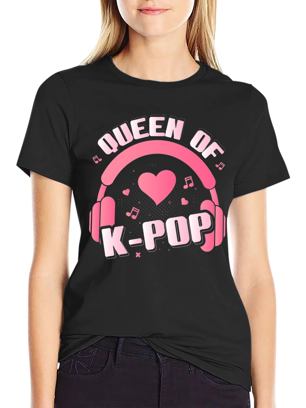 Queen of K-Pop Graphic Tee - Black product image 2