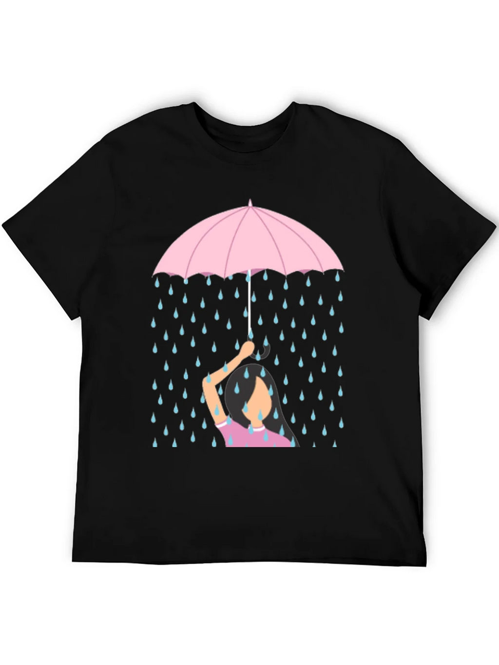 Rainy Day Umbrella T-Shirt - Comfort Fit Cotton Tee product image 3