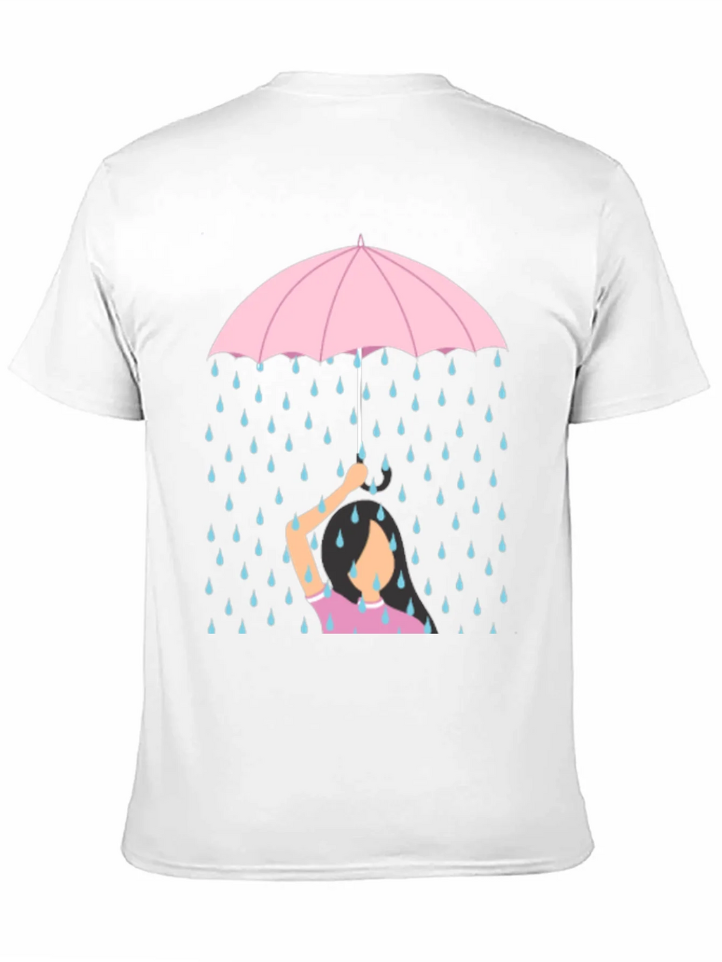 Rainy Day Umbrella T-Shirt - Comfort Fit Cotton Tee product image 4