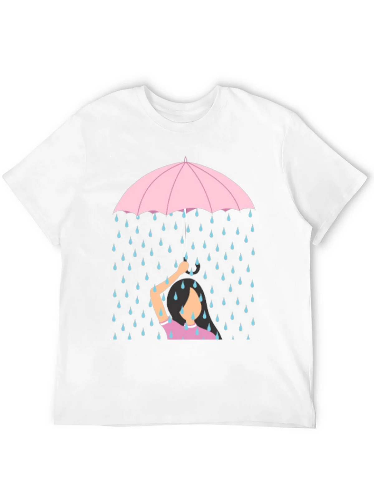 Rainy Day Umbrella T-Shirt - Comfort Fit Cotton Tee product image 5