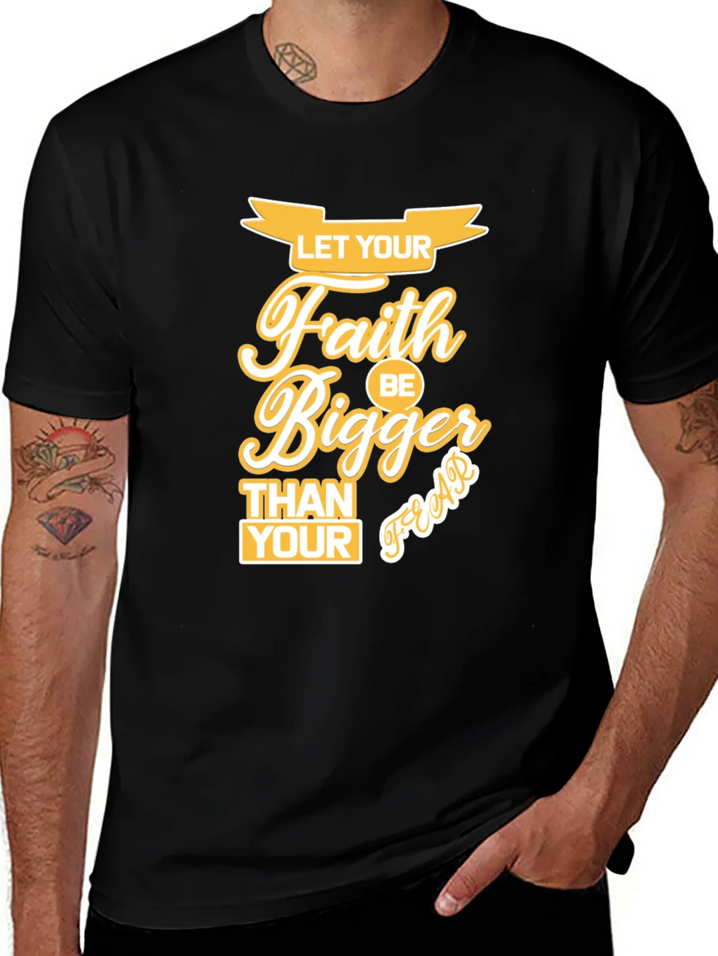 Faith Bigger Than Your Fears Graphic T-Shirt product image 1