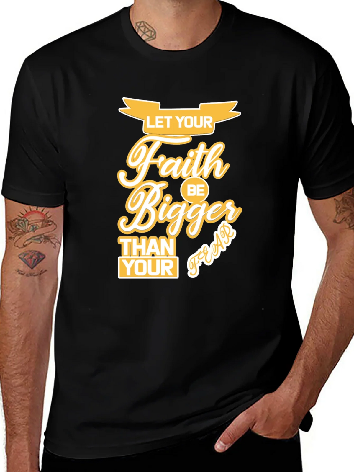 Faith Bigger Than Your Fears Graphic T-Shirt product image 1