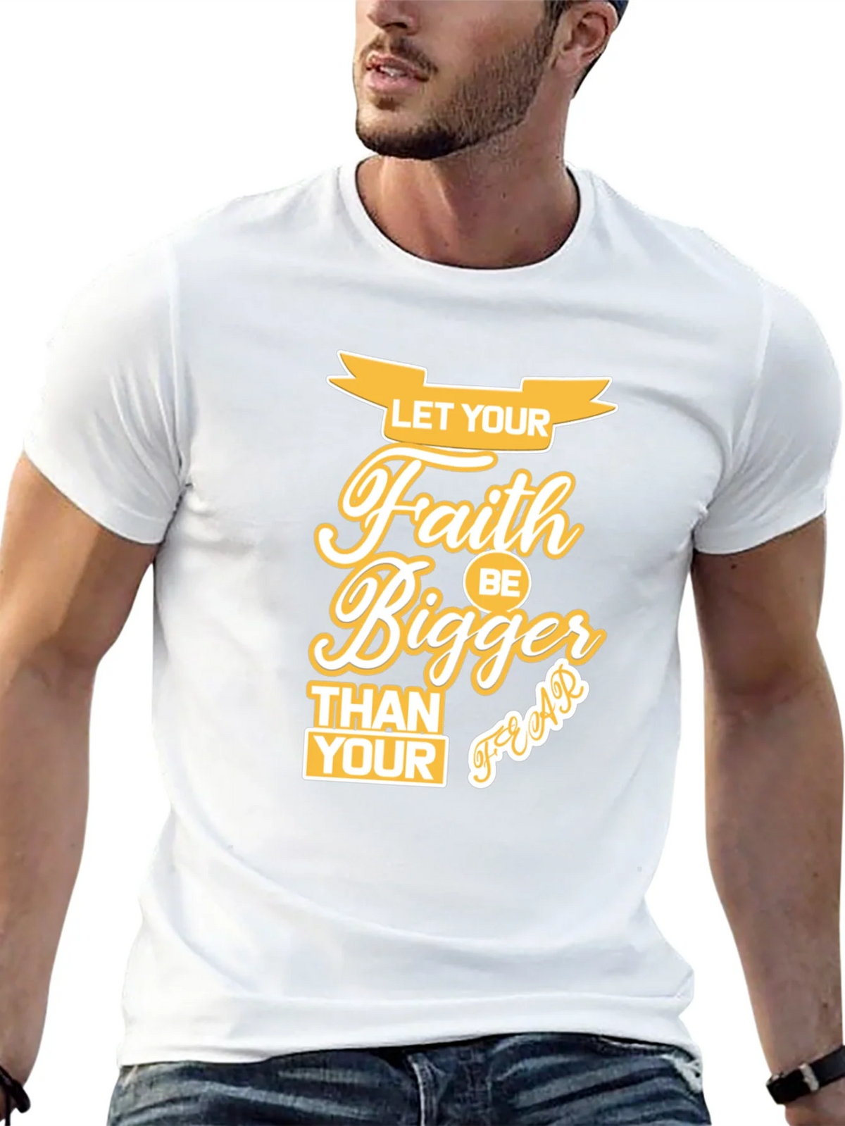 Faith Bigger Than Your Fears Graphic T-Shirt product image 8