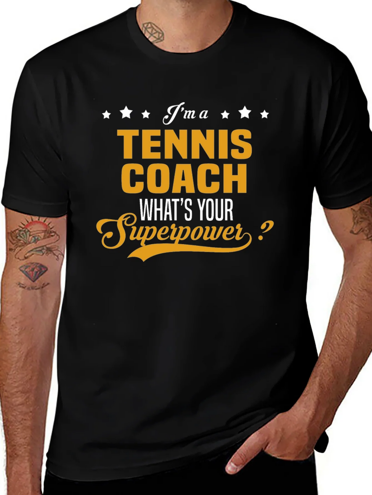 Tennis Coach Superpower T-Shirt product image 1