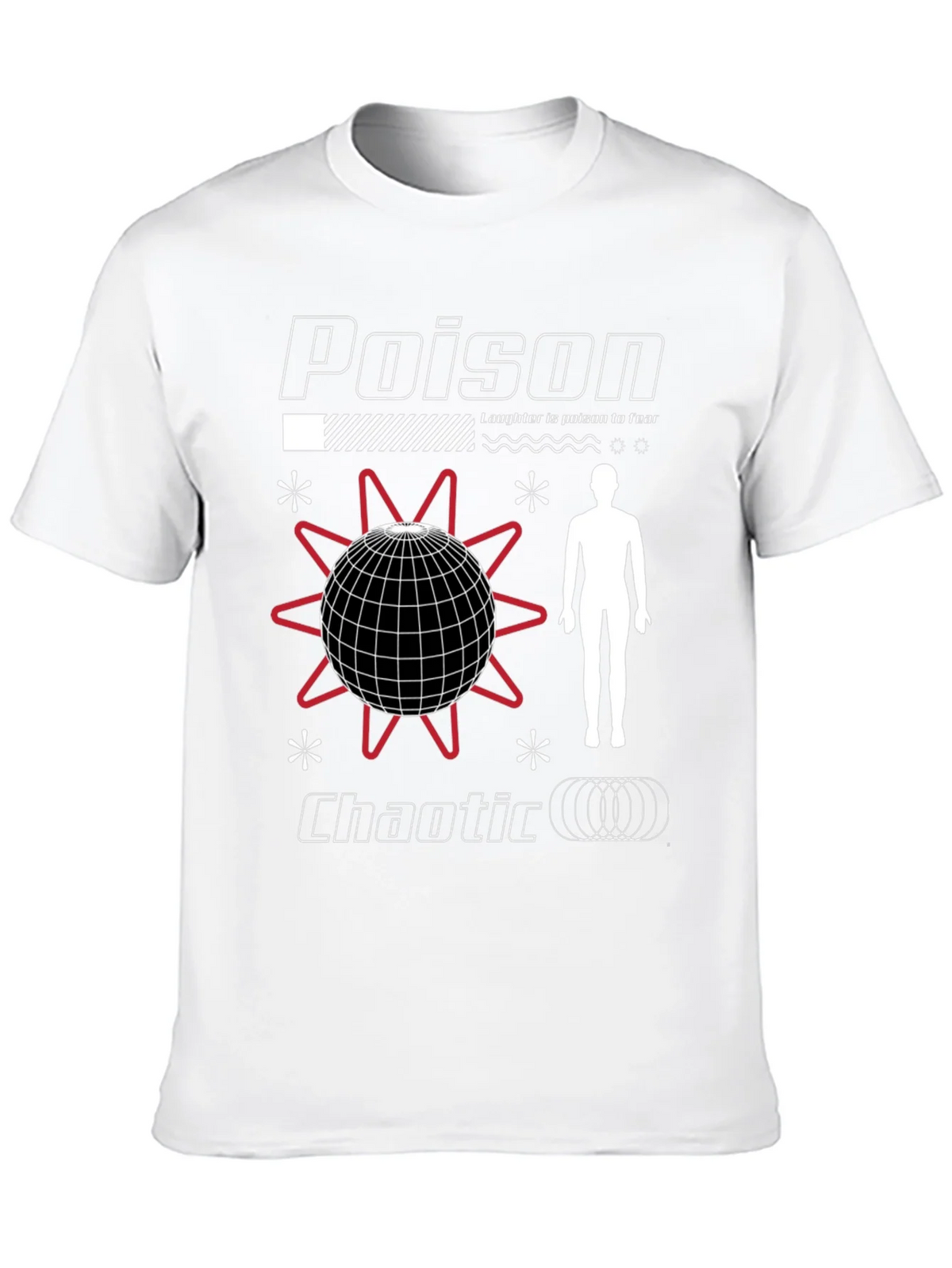 Poison Chaotic Graphic Tee - Edgy Streetwear product image 9
