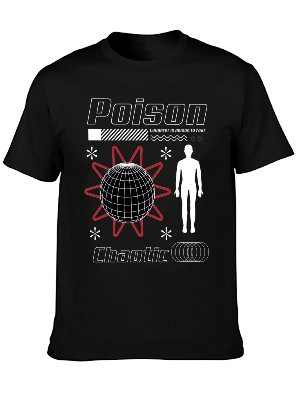 Poison Chaotic Graphic Tee - Edgy Streetwear product image 3