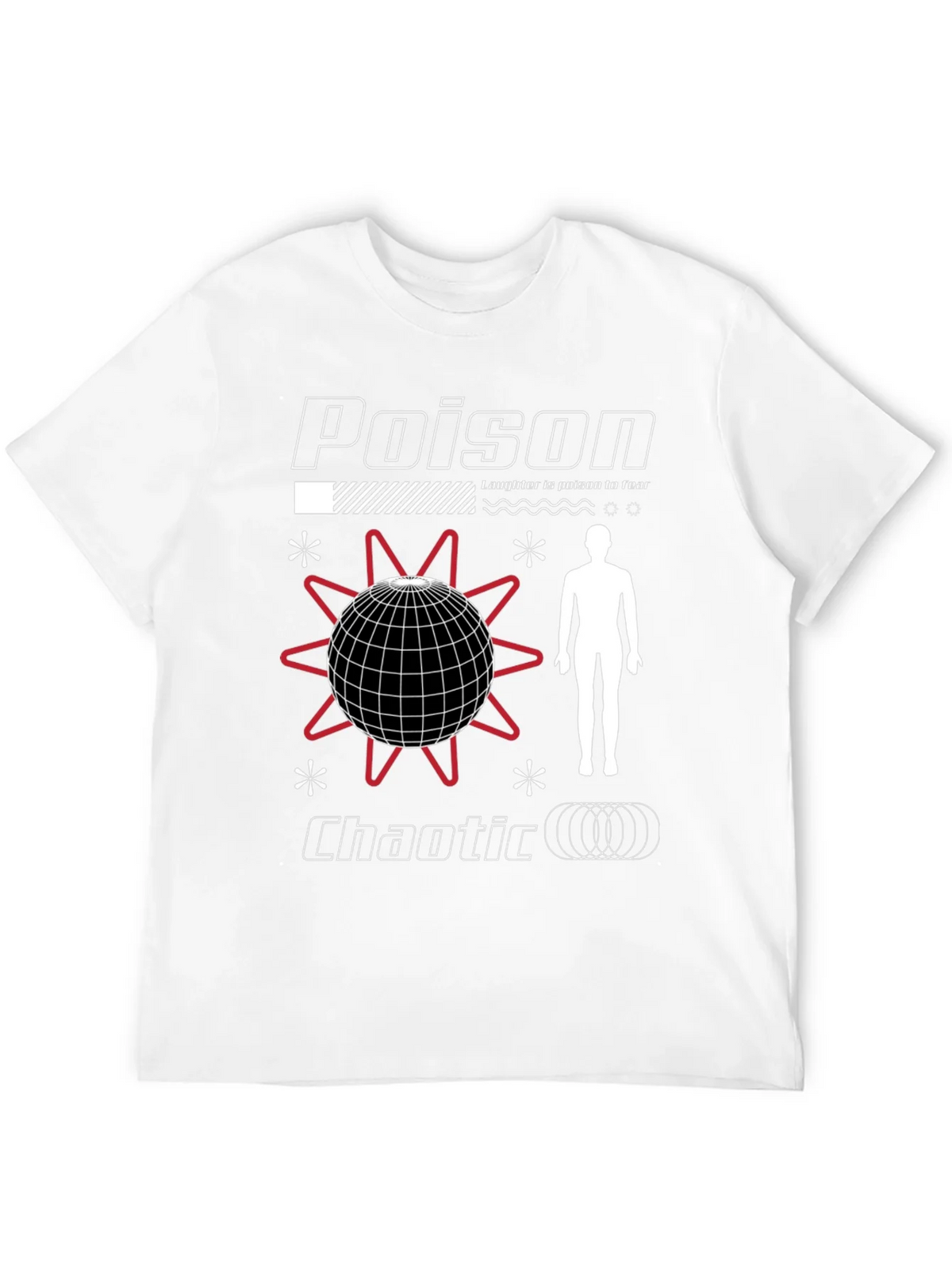 Poison Chaotic Graphic Tee - Edgy Streetwear product image 11