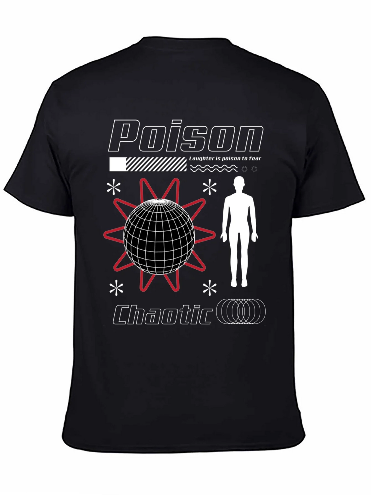 Poison Chaotic Graphic Tee - Edgy Streetwear product image 4