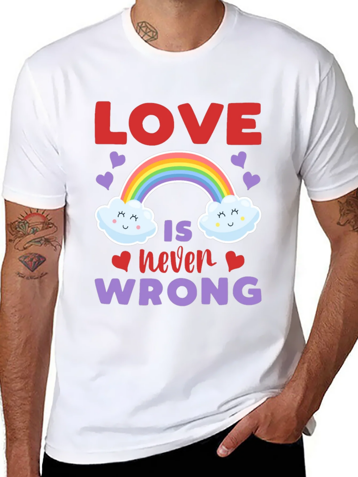 Love Is Never Wrong Graphic T-Shirt product image 7