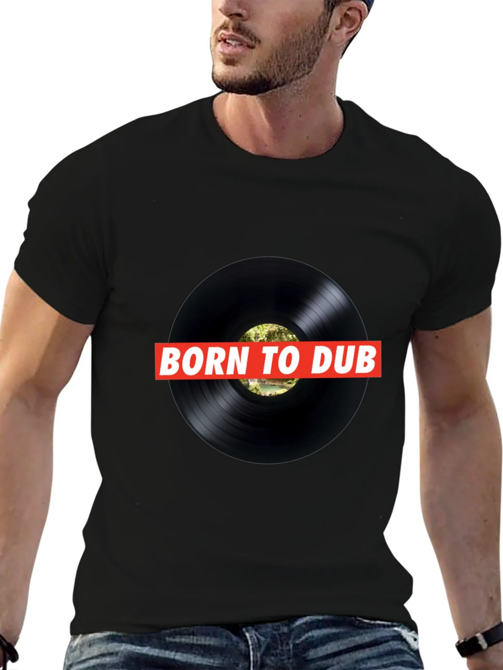 Born To Dub Black T-Shirt product image 5