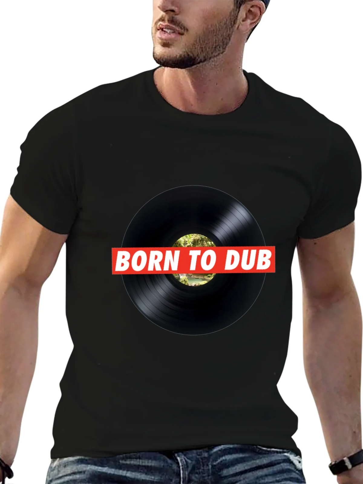 Born To Dub Black T-Shirt product image 5