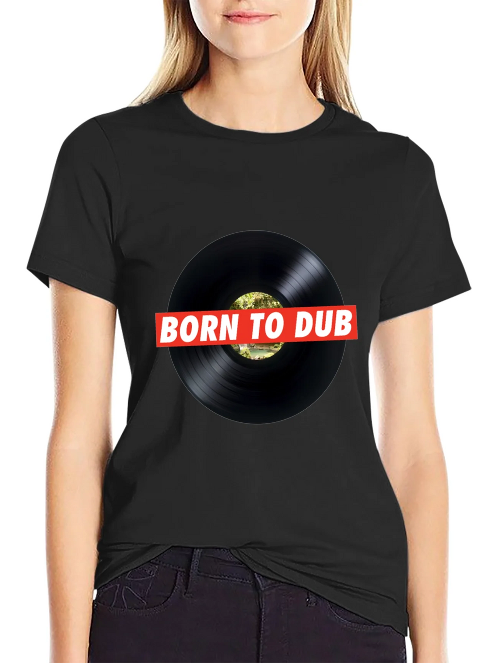 Born To Dub Black T-Shirt product image 2