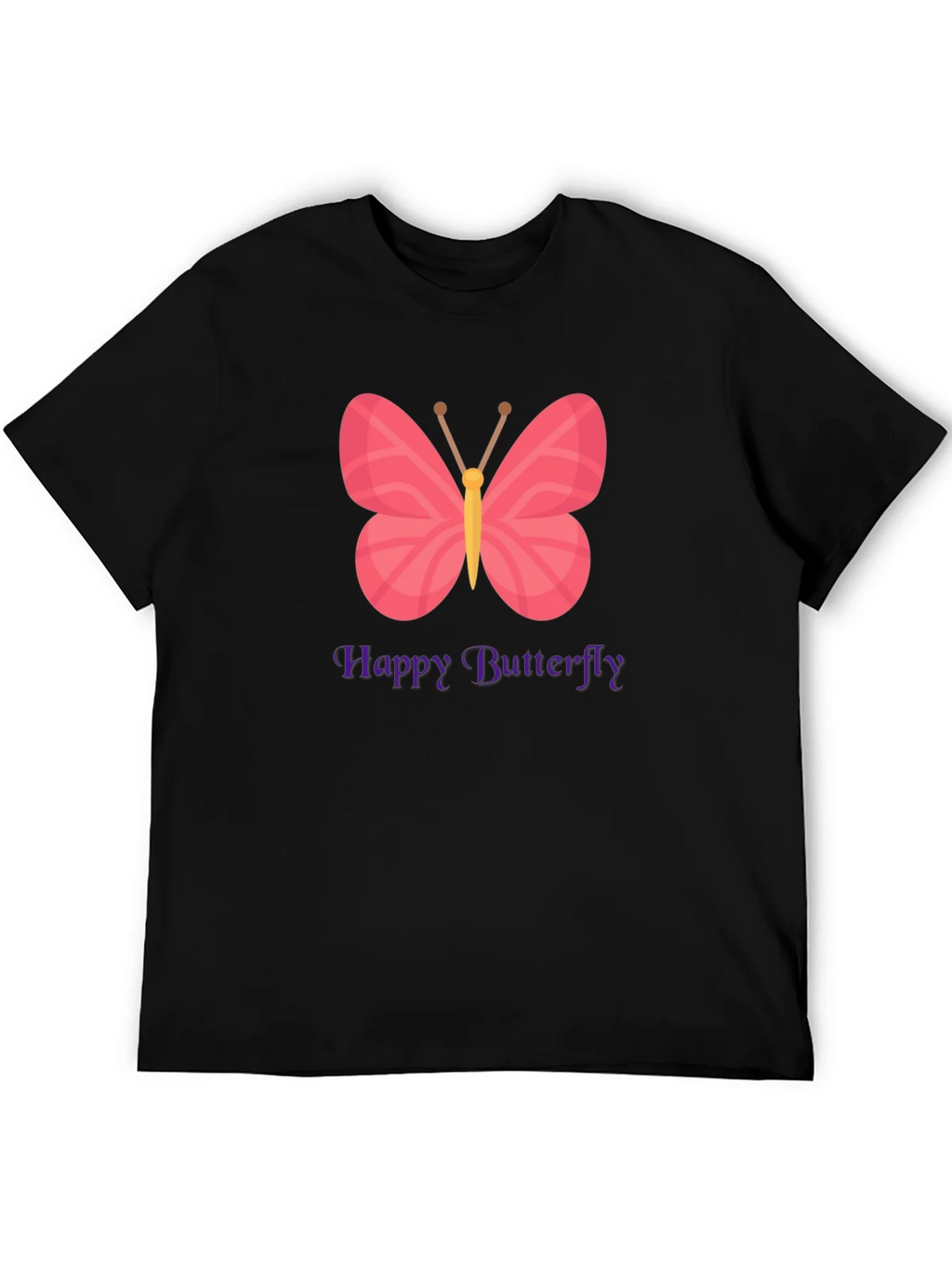 Happy Butterfly Graphic T-Shirt product image 4