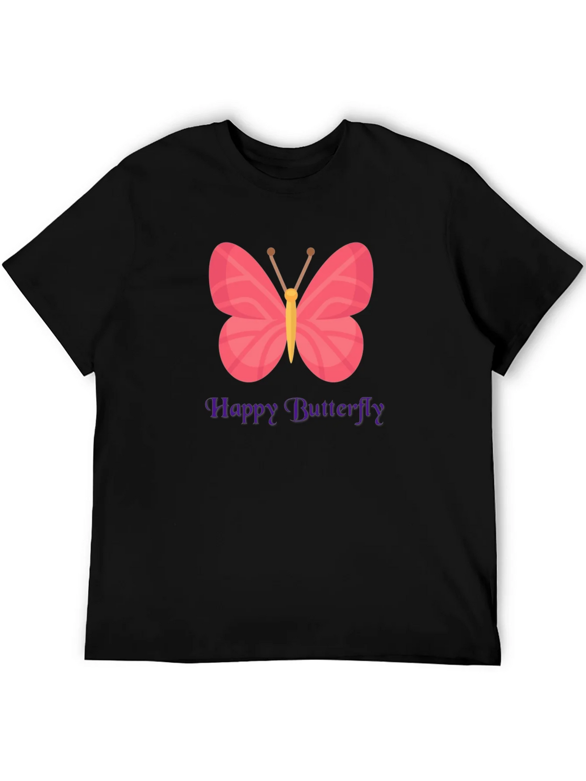 Happy Butterfly Graphic T-Shirt product image 4