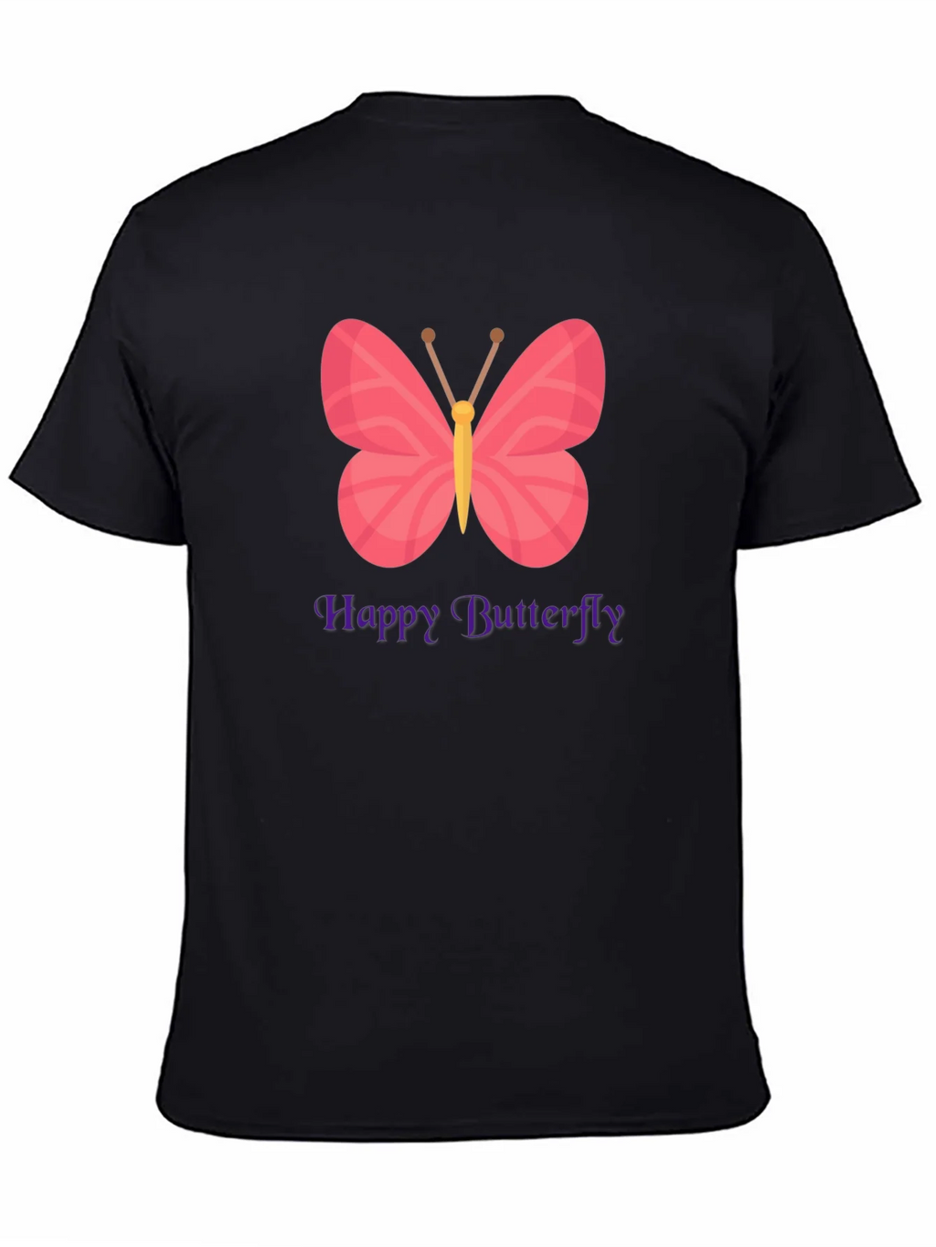 Happy Butterfly Graphic T-Shirt product image 3