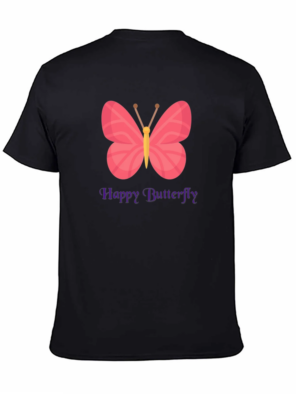 Happy Butterfly Graphic T-Shirt product image 3