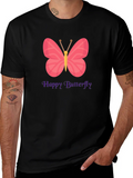 Happy Butterfly Graphic T-Shirt product image 1