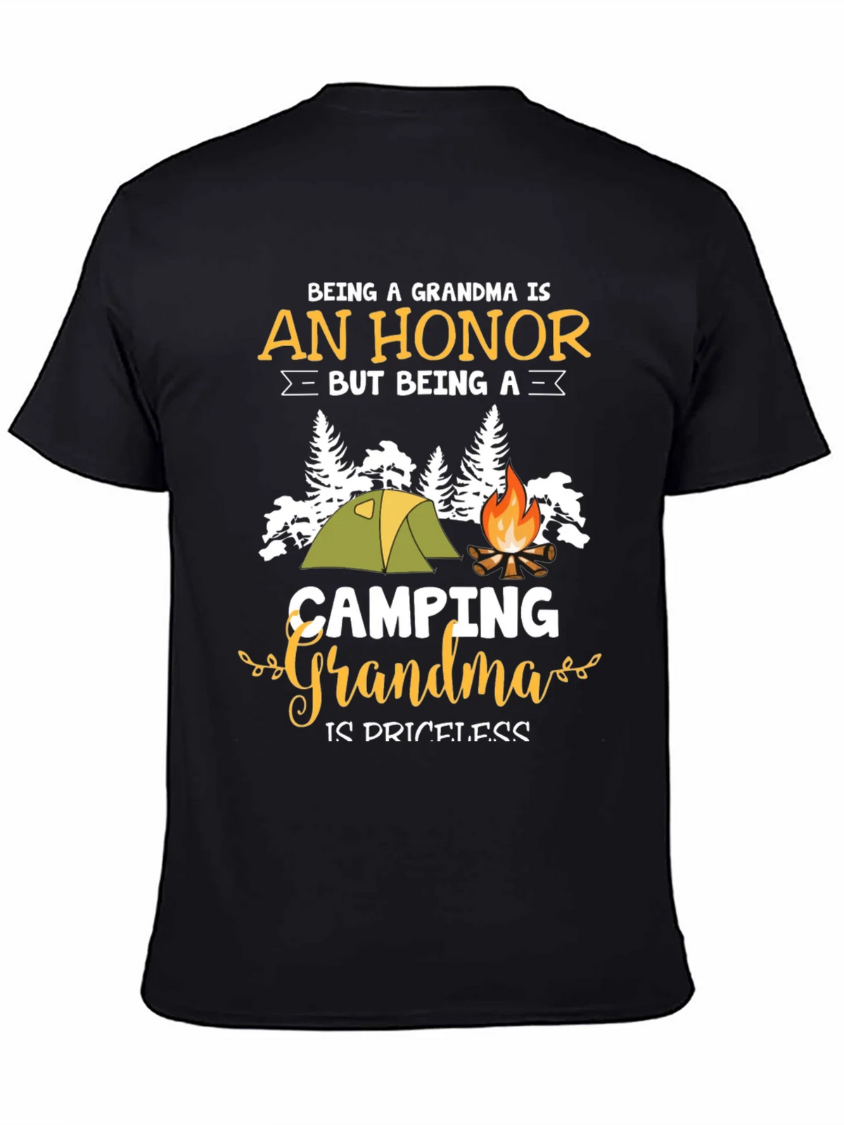 Camping Grandma T-Shirt - Honor & Priceless product image 4