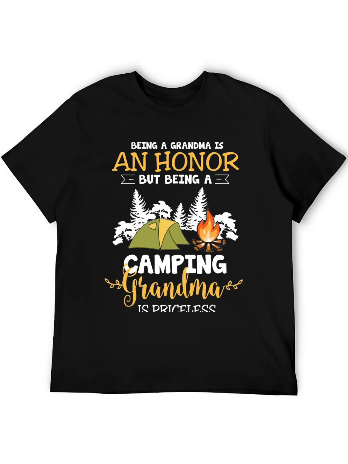 Camping Grandma T-Shirt - Honor & Priceless product image 5