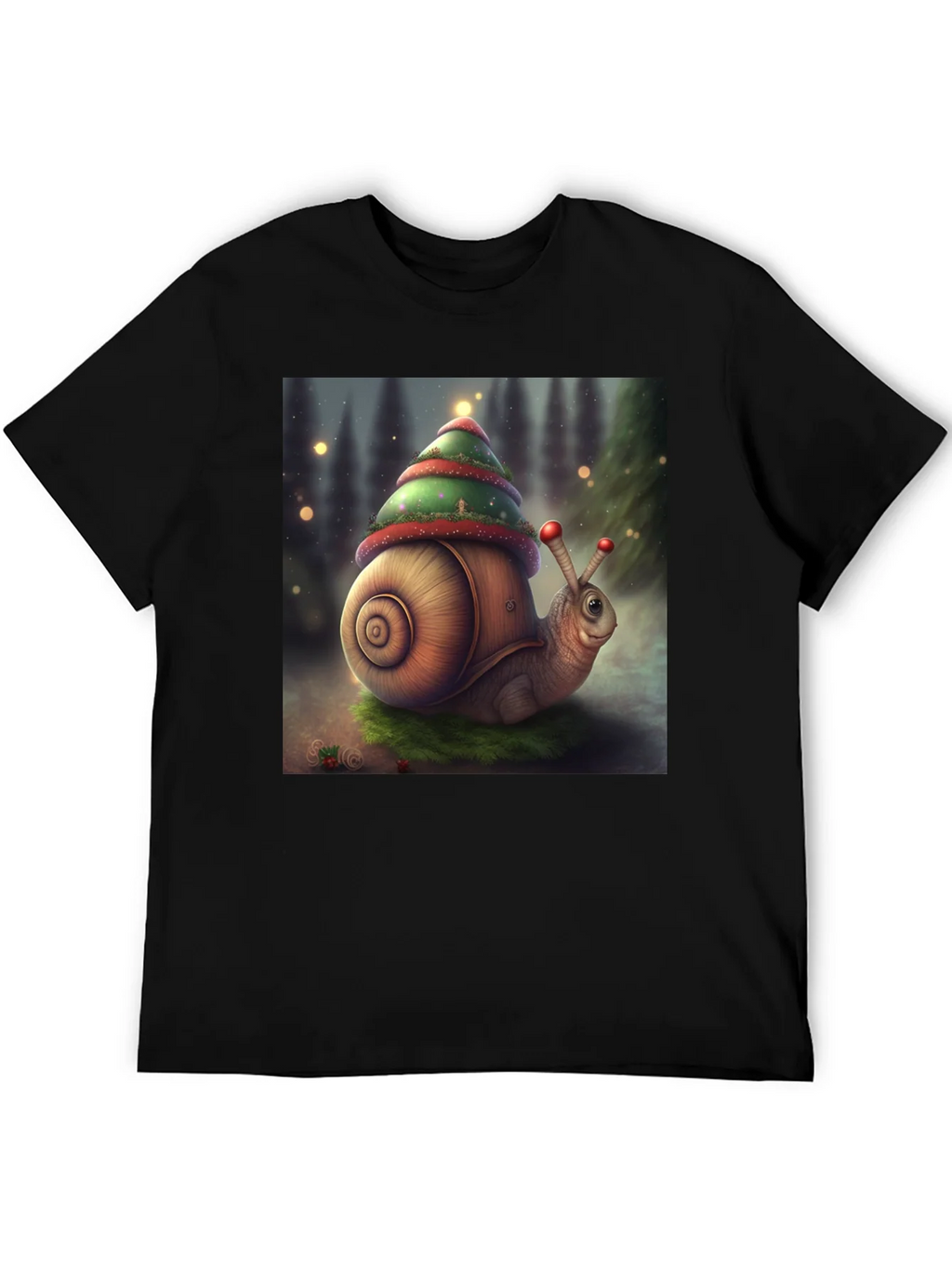 Christmas Snail Graphic Tee product image 5
