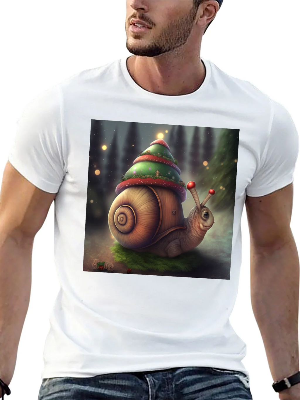Christmas Snail Graphic Tee product image 12