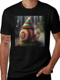 Christmas Snail Graphic Tee product image 1