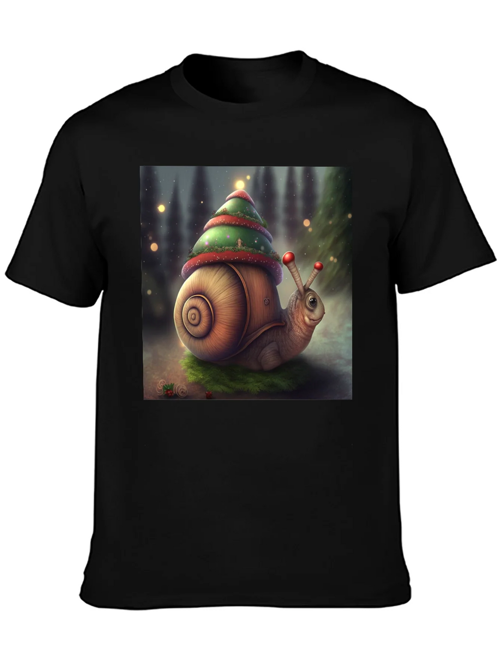 Christmas Snail Graphic Tee product image 3