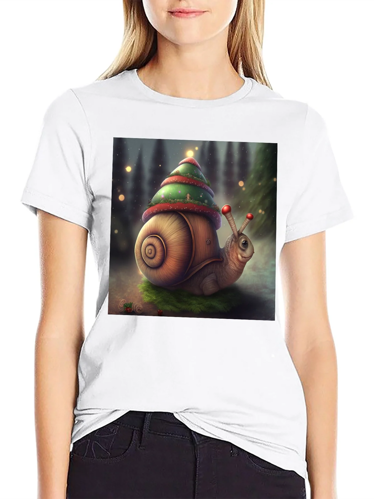 Christmas Snail Graphic Tee product image 8