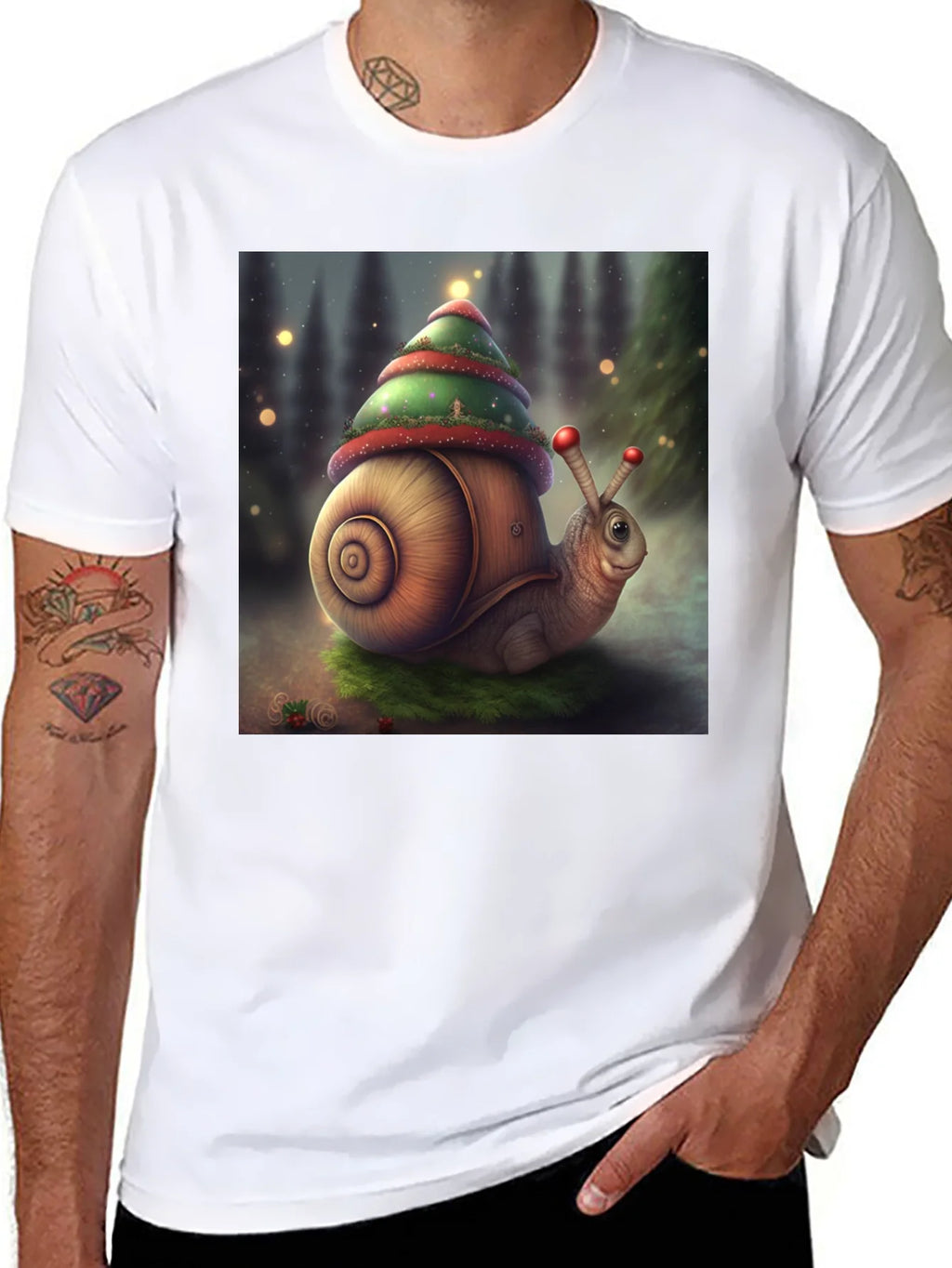 Christmas Snail Graphic Tee product image 7