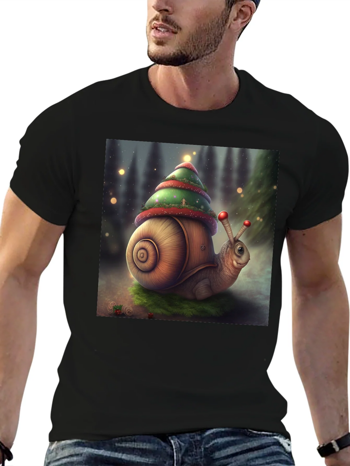 Christmas Snail Graphic Tee product image 6
