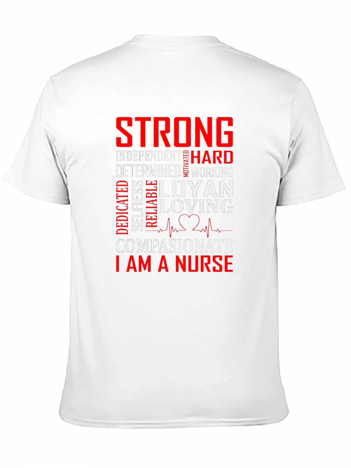Strong Nurse Graphic Tee product image 10