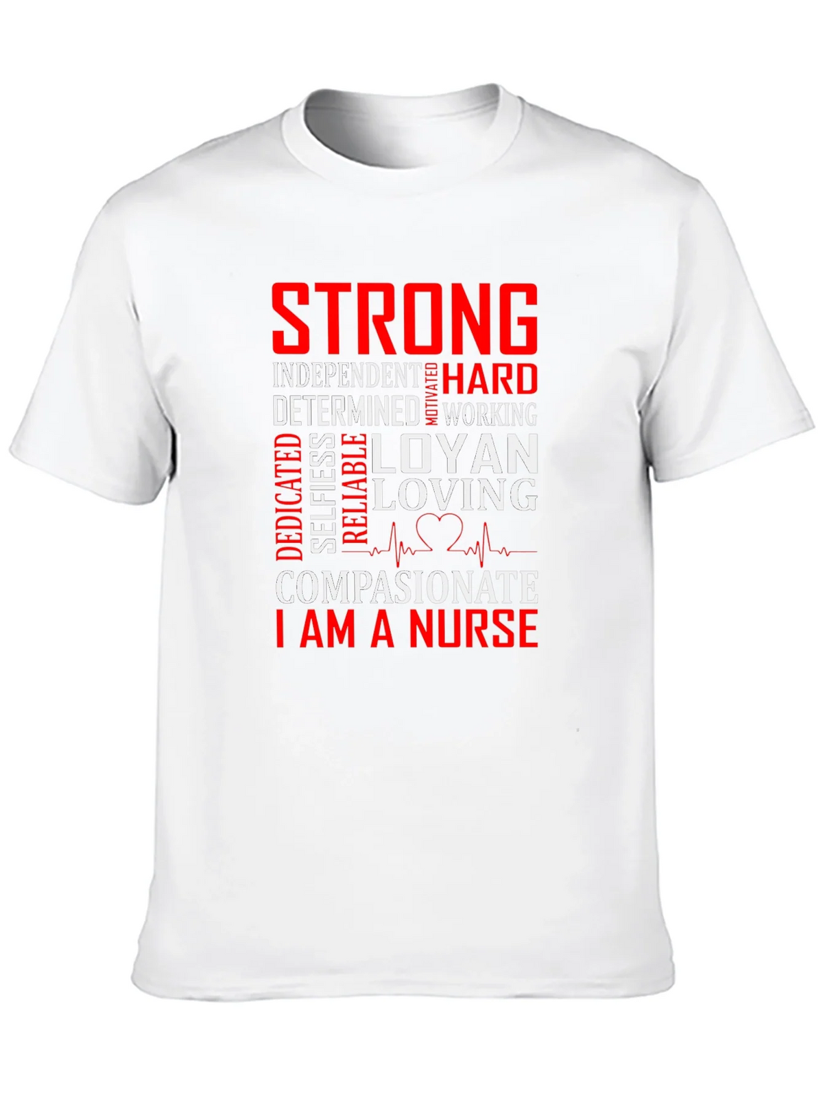 Strong Nurse Graphic Tee product image 9