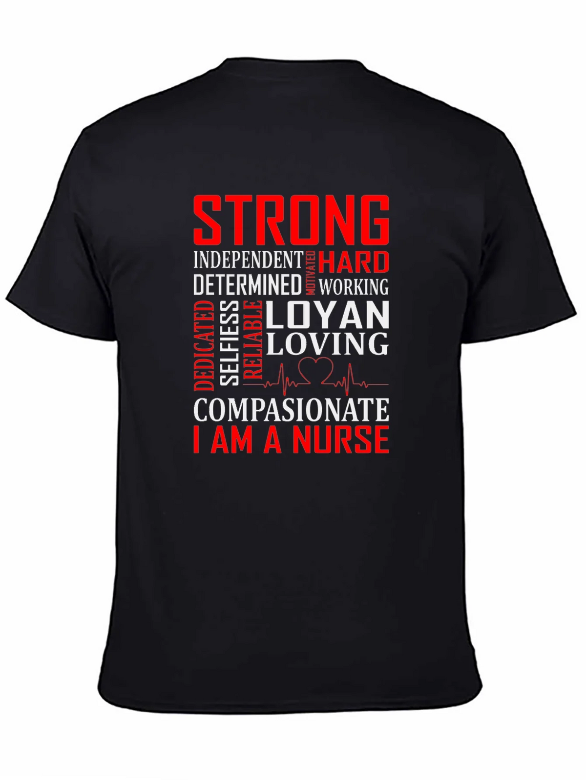 Strong Nurse Graphic Tee product image 4