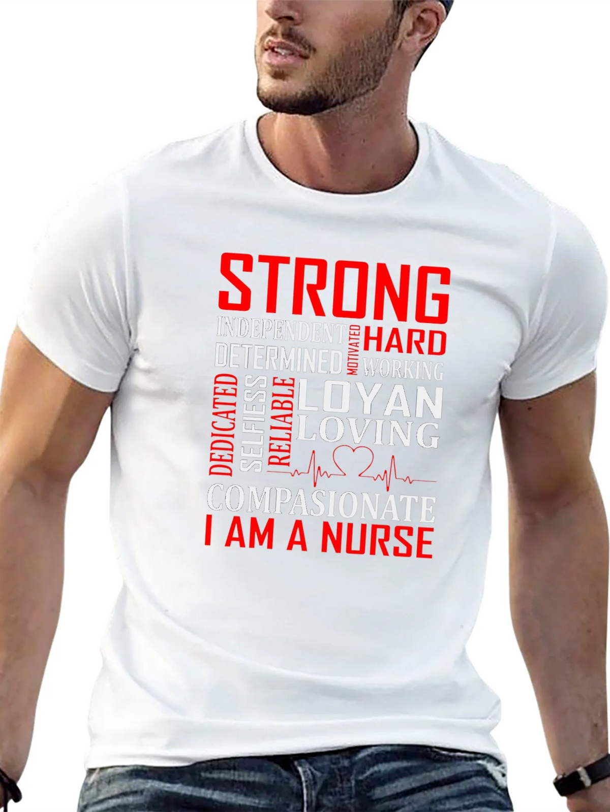 Strong Nurse Graphic Tee product image 12