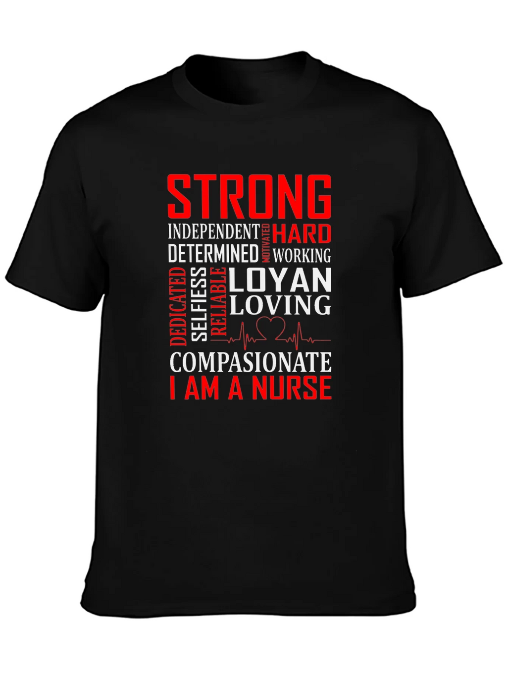 Strong Nurse Graphic Tee product image 3
