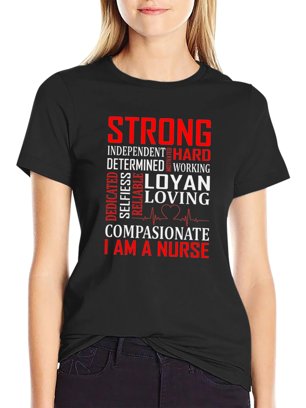 Strong Nurse Graphic Tee product image 2