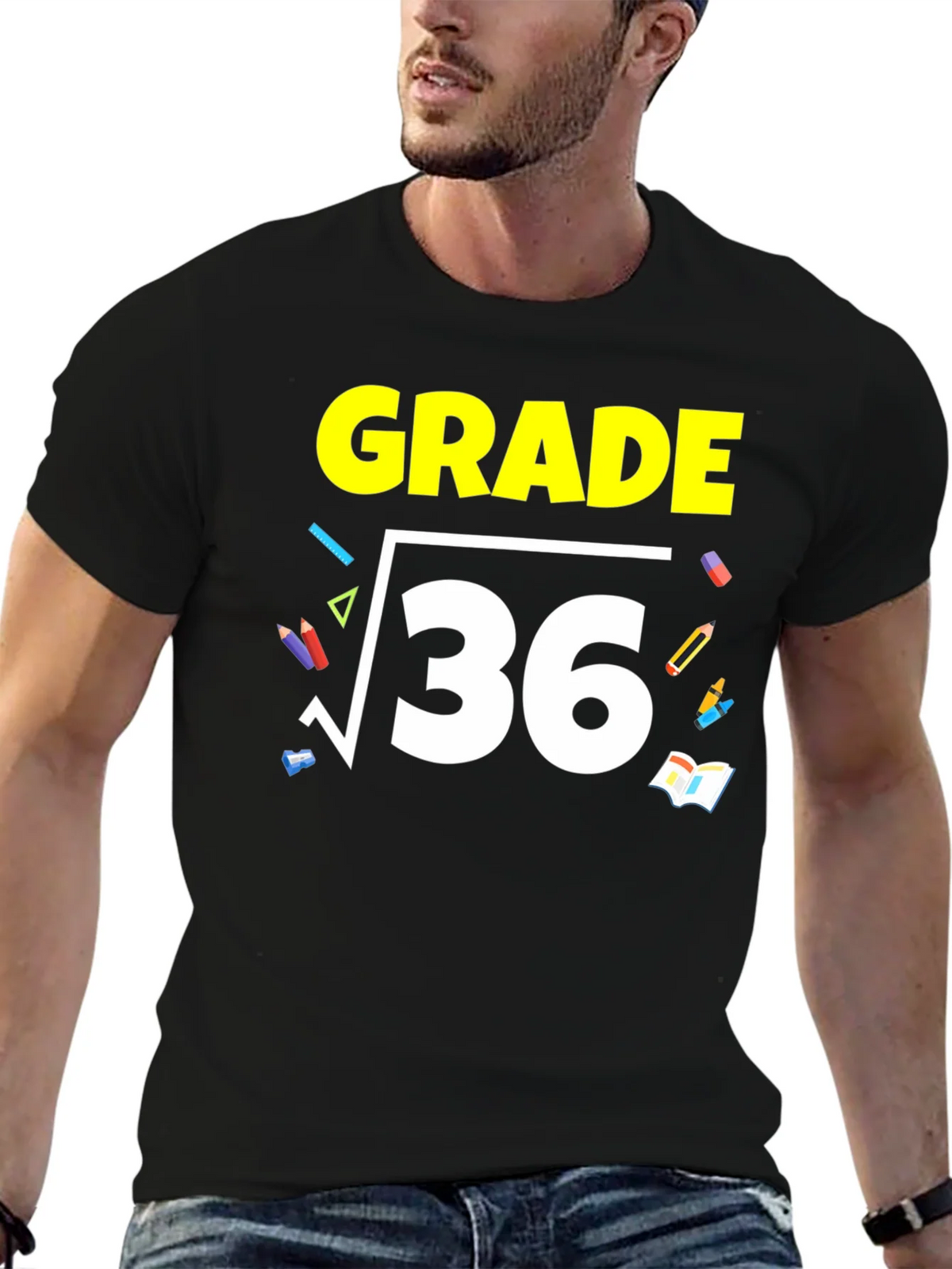 Math Grade 6 T-Shirt - Square Root of 36 product image 6