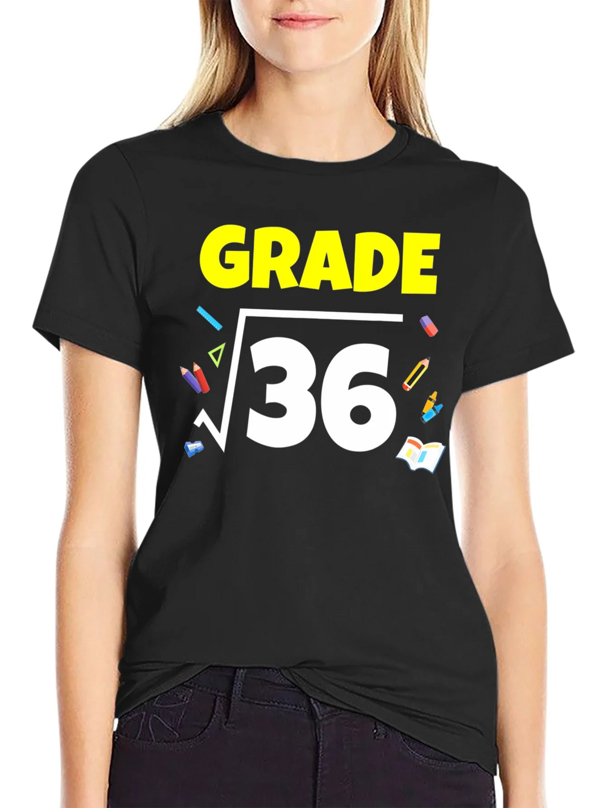 Math Grade 6 T-Shirt - Square Root of 36 product image 2
